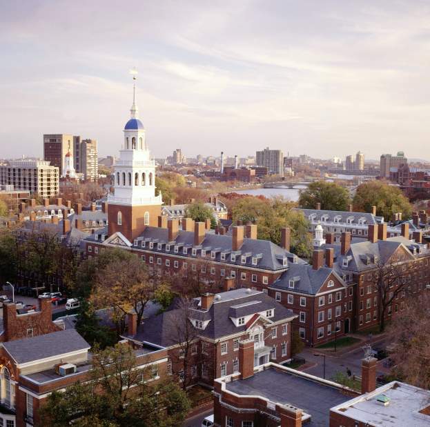 Aerial View of Harvard University