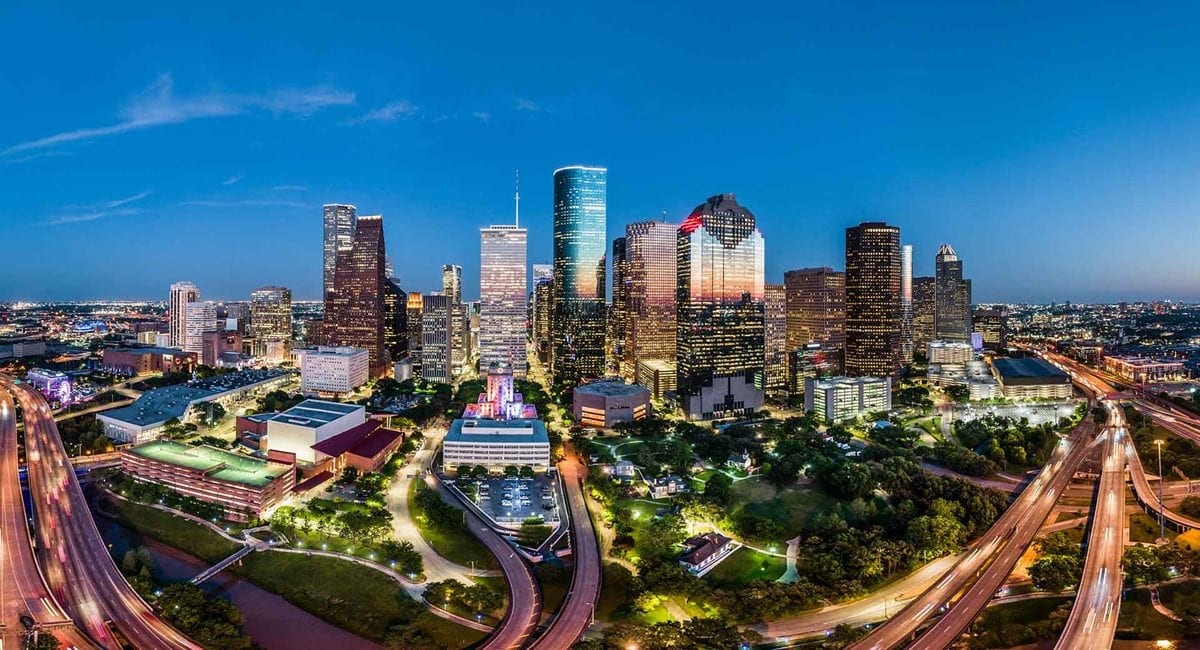 View of Houston TX