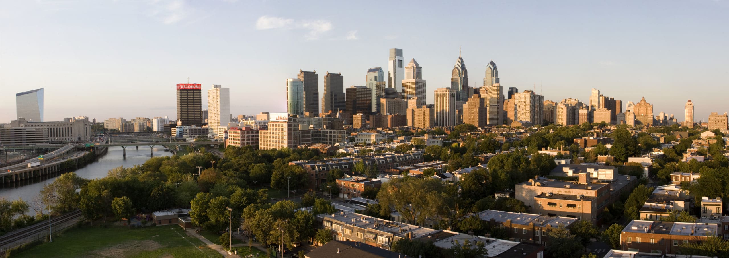 aerial view of South Philadelphia
