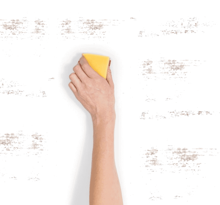 sponge for removing scuff marks on the wall