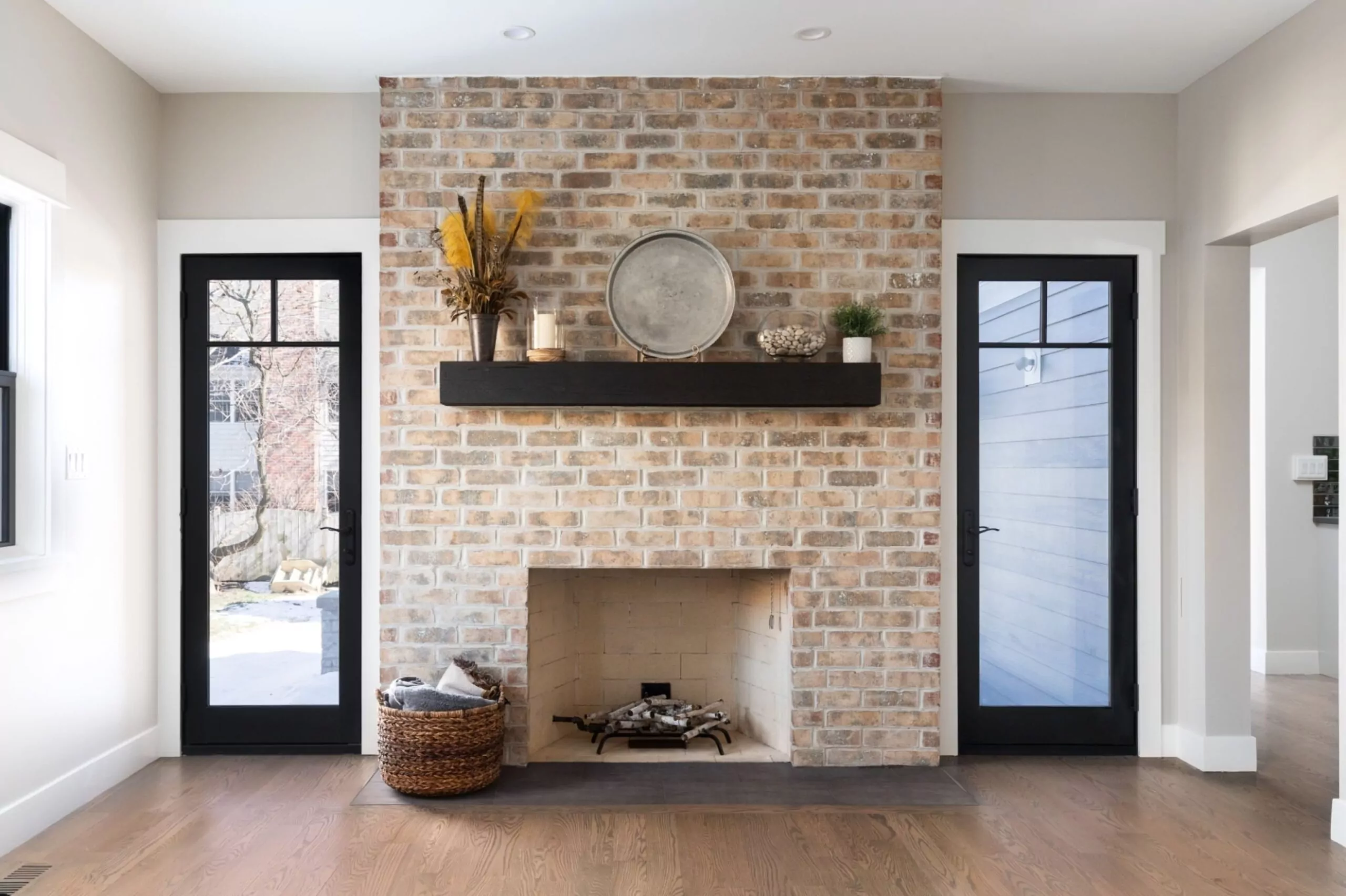 How to Clean Brick Fireplace Cleanzen Image of a Cozy Fireplace