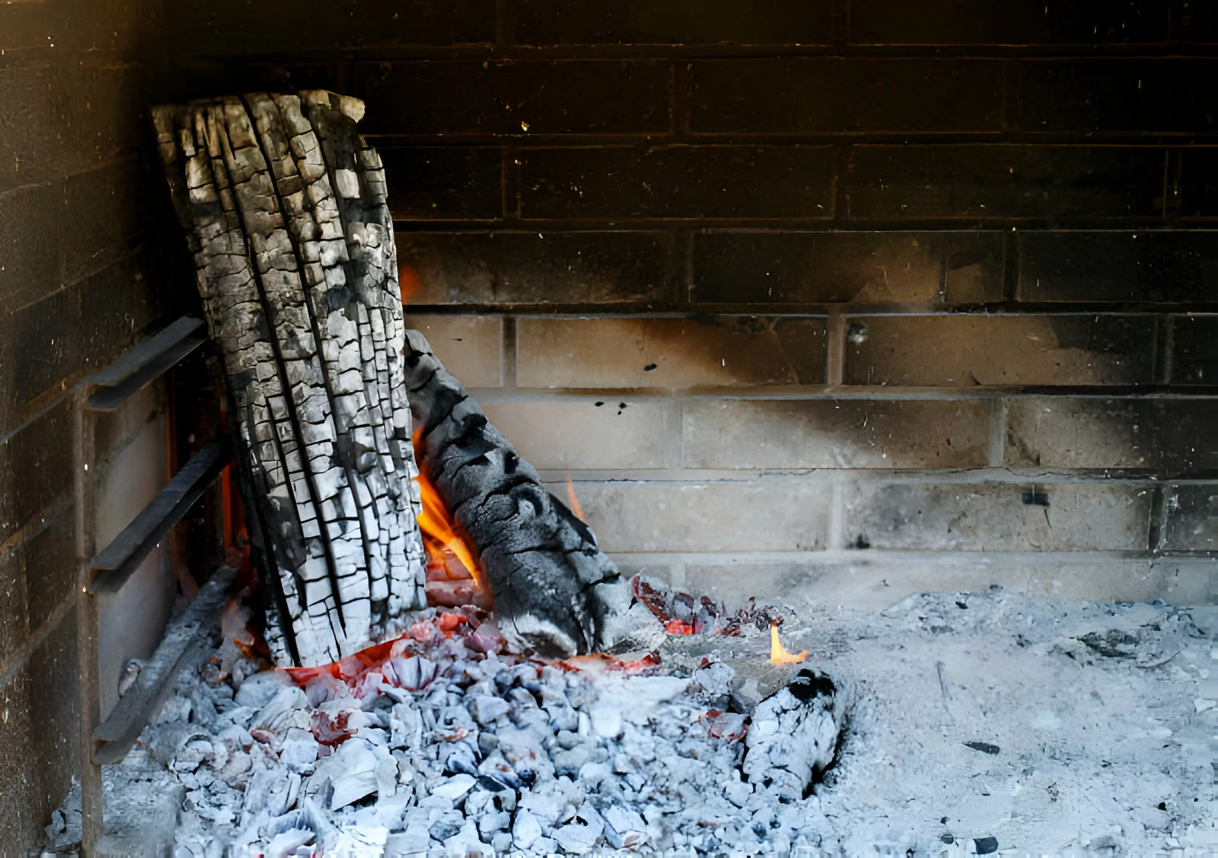 How to Clean Brick Fireplace Cleanzen Image of a Fireplace with Soot