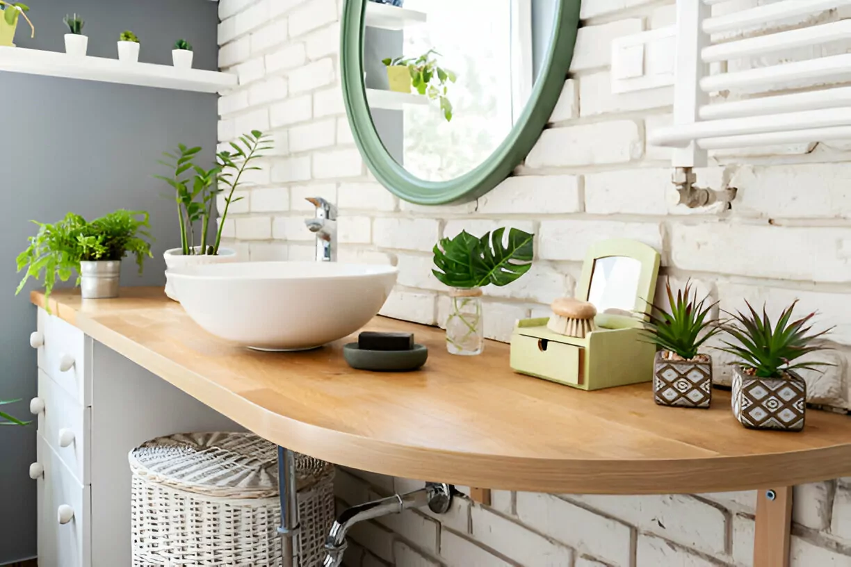 First Apartment Checklist Cleanzen Image of a Modern Interior of Bathroom