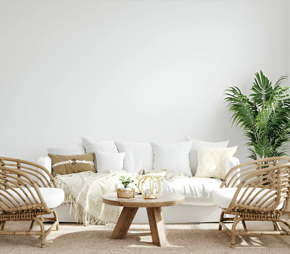 How to Clean Upholstered Chairs Cleanzen Image of a White Cozy Living Room Interior