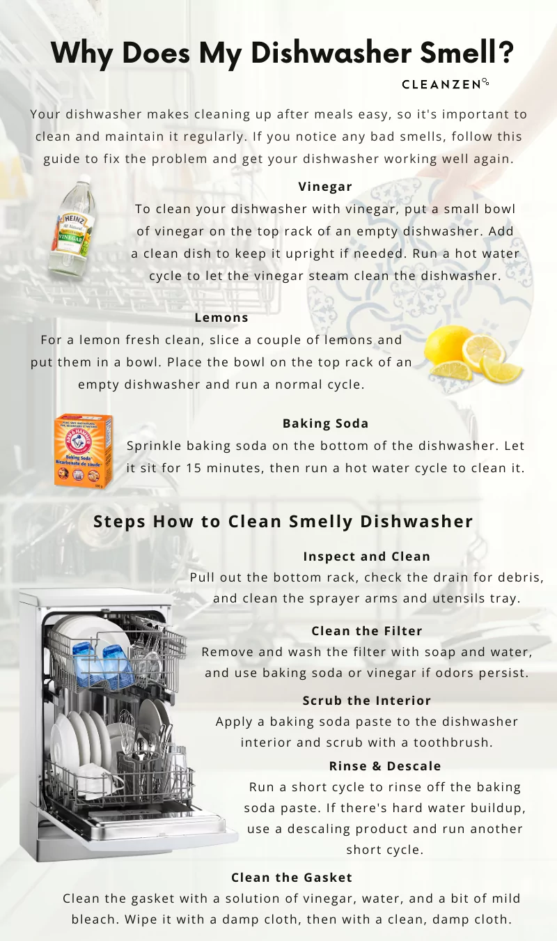 Why Does My Dishwasher Smell Cleanzen Infographic