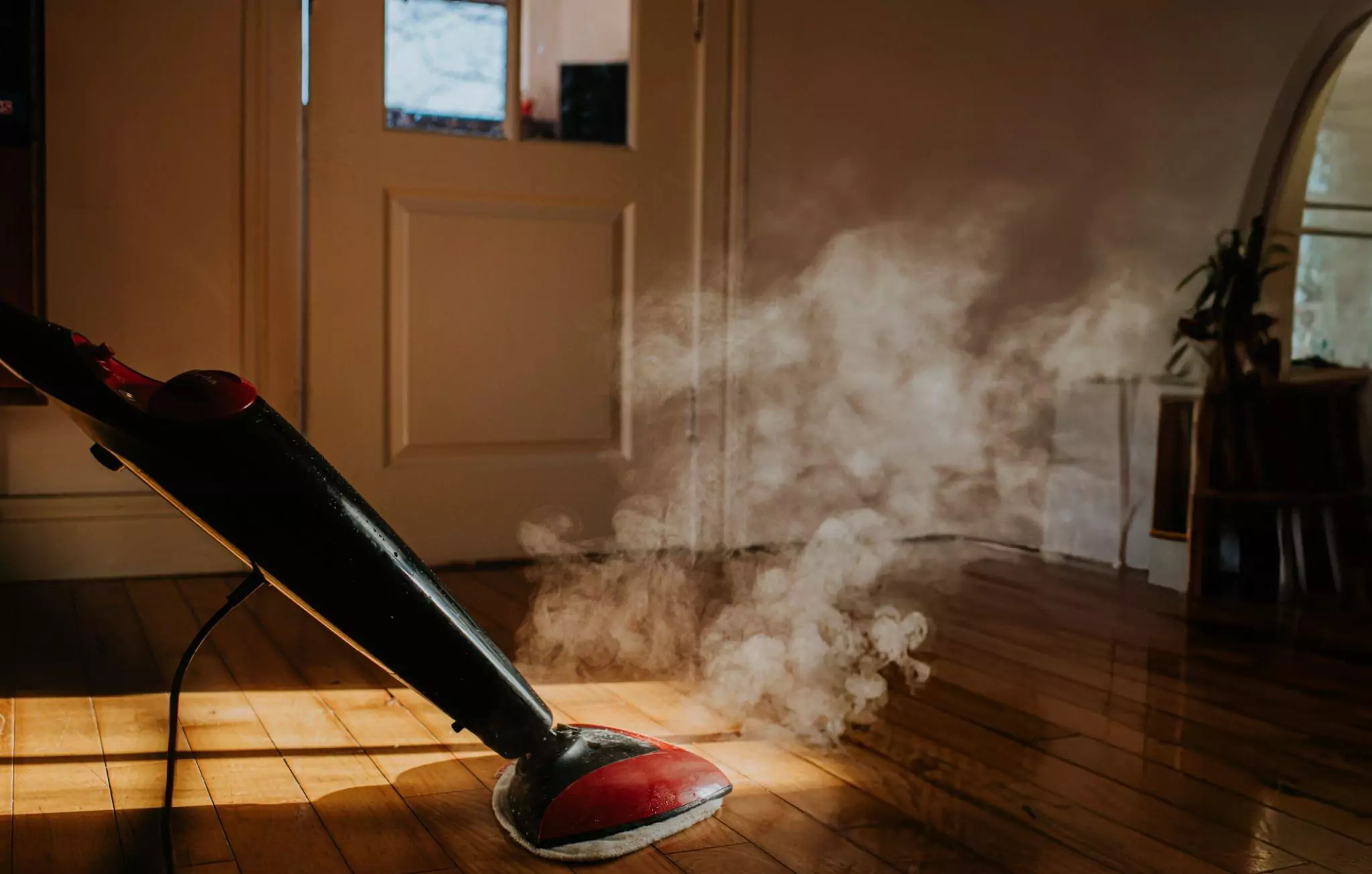 How to Clean Hardwood Floors Cleanzen Image of a Floor Steam Cleaner