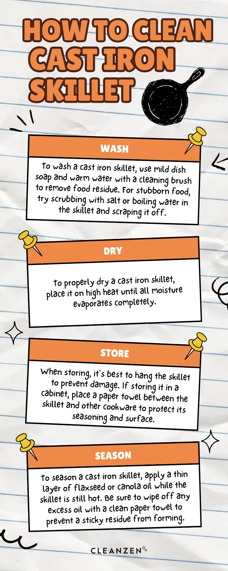 proper cast iron skillet cleaning and oiling techniques