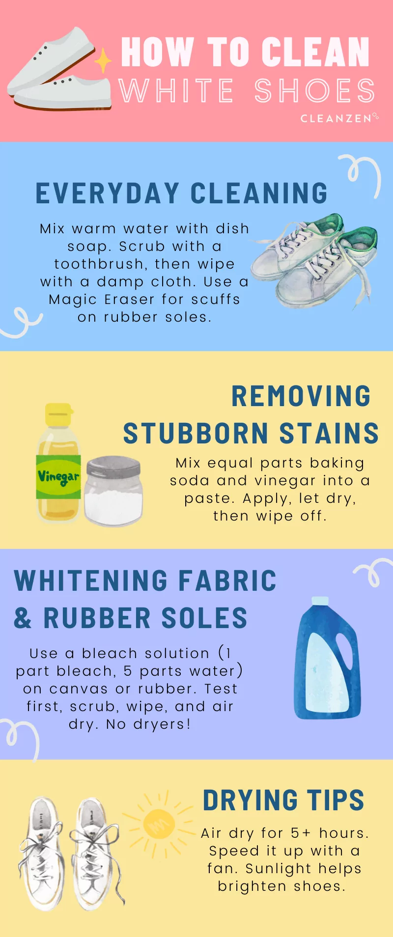 stains how to clean white shoes with baking powder